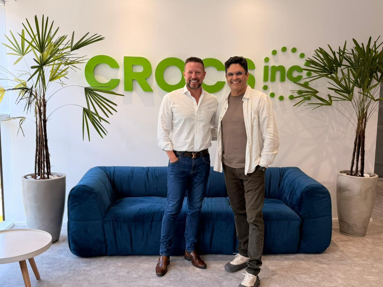 Reunião estratégica na sede da Crocs em São Paulo - 2026